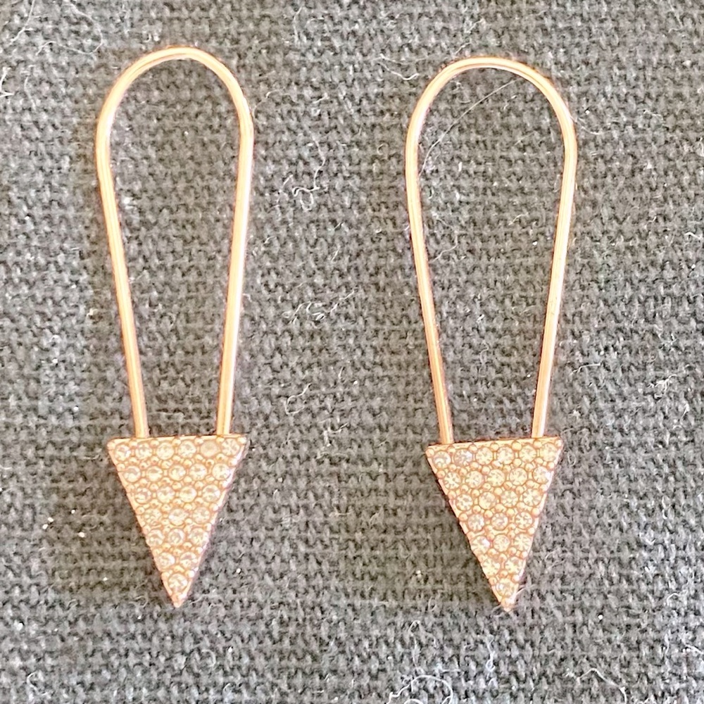 Rose Gold Rebecca Minkoff Alexandria Pin Earrings
